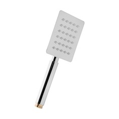 Душевая лейка zein z423, 1 режим, прямоугольная, полированная нержавеющая сталь