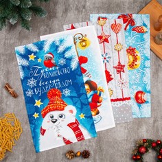 Набор кухонных полотенец Доляна