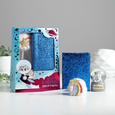 Ручка, блокнот 120 л и снежный шар Зимнее волшебство