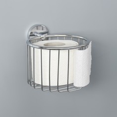 Держатель для туалетной бумаги, 14×16×13 см, цвет хром NO Brand