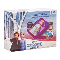 Алмазная вышивка на шкатулке холодное сердце: эльза 8.5*11.5 см Disney