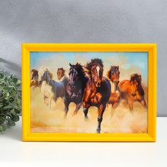 Фоторамка дерево с20 21х30 см, лимонная NO Brand