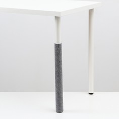 Когтеточка столбик на ножку стола, ковролин, 50 х 30 см, серая NO Brand