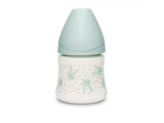 Бутылочки Бутылочка Suavinex Hugge Baby с круглой силикиновой соской (3 позиции) 150 мл
