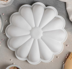 Выпечка и приготовление Доляна Форма для муссовых десертов и выпечки Ромашка 22x5 см