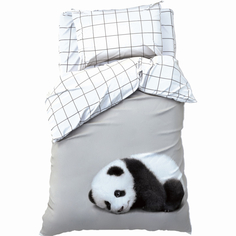 Постельное белье 1.5-спальное Постельное белье Этель 1.5 спальное Funny panda (3 предмета)