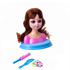 Ролевые игры Sharktoys Кукла-манекен для создания причёсок с аксессуарами шатенка