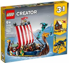 Конструктор Lego 31132 Viking Ship and the Midgard Serpent