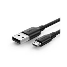 Кабель UGREEN US289 (60136) USB 2.0 A to Micro USB Cable Nickel Plating. 1м. черный