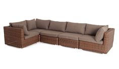 Трансформирующийся диван Лунго коричневый 4sis