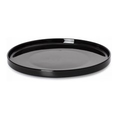 Тарелка десертная, фарфор, 21 см, круглая, Black, Domenik, DM3019