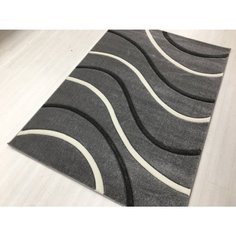 Ковер интерьерный 2х3 м, Silvano, Sedna Carving, прямоугольный, цв. L.Grey/L.Grey, 08444A