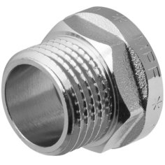 Удлинитель сантехнический, 1/2, никель, латунь, внутренняя/наружная, 10 мм, шестигранный, MPF