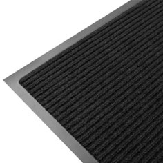 Коврик грязезащитный придверный, 120х1500 см, прямоугольный, резина, черный, Черри, Floor mat, XTL9001
