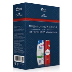 Набор подарочный для мужчин, Head & Shoulders, шампунь "Ментол", 200 мл + гель для душа old spic, 250 мл