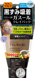 Крем-скраб для лица Tsururi С вулканической глиной, каолином и коричневым сахаром 150 г