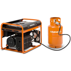 Генератор бензиновый + газовый DAEWOO GDA7500DFE