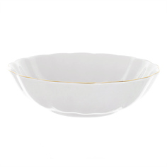 Салатник Hatori 19,5 см белый золотая лента