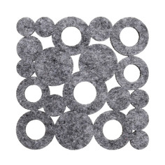 Подставка Marmiton «Пузыри» фетровая 11х11 см