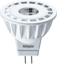 Лампа светодиодная Navigator MR16 3Вт 12В цоколь GU4 (теплый свет)
