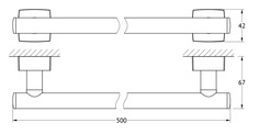 Держатель для полотенец Fbs Esp 031
