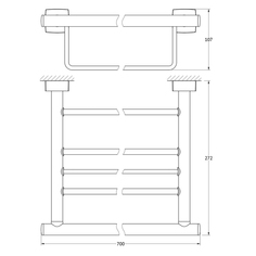 Держатель для полотенец FBS ESP 043