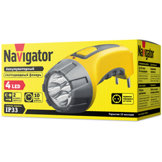 Фонарь Navigator NPT-CP04-ACCU с евровилкой