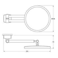 Зеркало FBS ESP 020