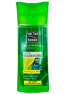 Шампунь Чистая линия Объем и сила с экстрактом пшеницы 250 мл