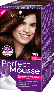 Краска-мусс для волос Schwarzkopf Perfect Mousse 388 Красно-каштановый
