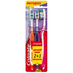 Зубная щетка Colgate Зиг Заг 2+1