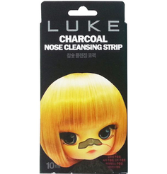 Очищающие полоски Luke Charcoal Nose Cleansing Strip 10 шт