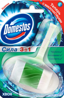 Блок для унитаза Domestos Хвоя 3в1 40г