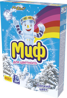 Порошок стиральный Миф Свежий цвет 400 г