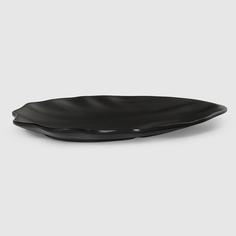 Блюдо Kulsan Terra black 29х20,5 см