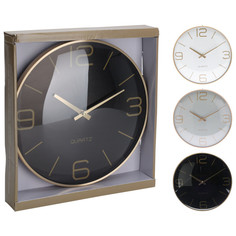 Часы часы настенные KOOPMAN D300х35мм в ассортименте металл
