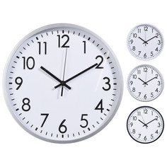 Часы часы настенные KOOPMAN 300х38мм в ассортименте полипропилен