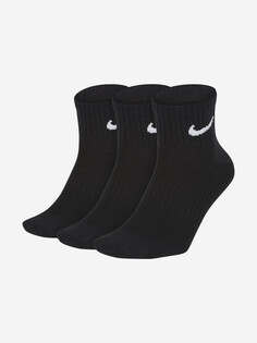 Носки Nike Everyday Lightweight, 3 пары, Черный