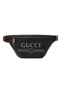 Кожаная поясная сумка Gucci Print small Gucci