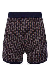 Шорты из шерсти и вискозы Dries Van Noten