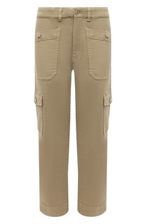 Брюки из хлопка и вискозы 7 For All Mankind