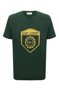 Хлопковая футболка Saint Laurent