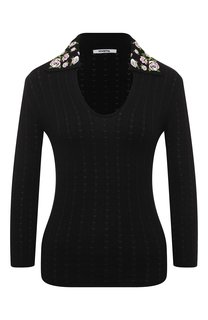 Хлопковый пуловер Vivetta