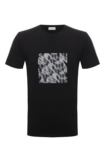Хлопковая футболка Saint Laurent