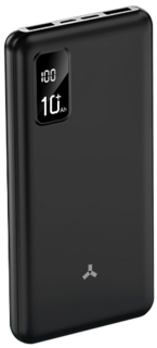 Аккумулятор внешний универсальный AccesStyle Shadow 10PQD 10000мAч, черный