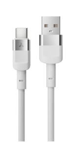 Кабель интерфейсный AccesStyle AC30-T100 White USB 3.0 - USB Type С, 3А, 100 см; Оплётка: ТПУ