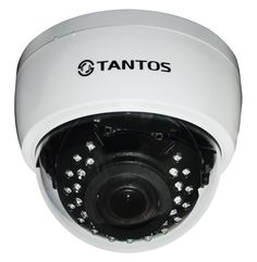 Видеокамера Tantos TSc-Di1080pUVCv купольная для помещений 4в1 (AHD, TVI, CVI, CVBS) 2 МП с вариофокальным объективом, корпус пластик