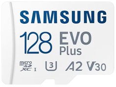 Карта памяти MicroSDXC 128GB Samsung MB-MC128KA/APC EVO Plus Class 10 UHS-I U3 V30 A2 + адаптер