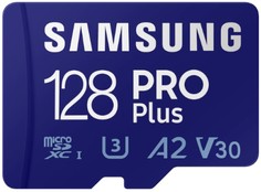 Карта памяти 128GB Samsung MB-MD128KA/CN RO Plus, microSDXC, Class 10, A2, V30, UHS-I (U3), 120/160