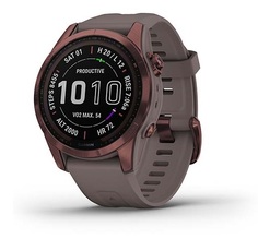 Часы Garmin Fenix 7S 010-02539-29 Saphire Solar/Bronze - Shale Gray, спортивные